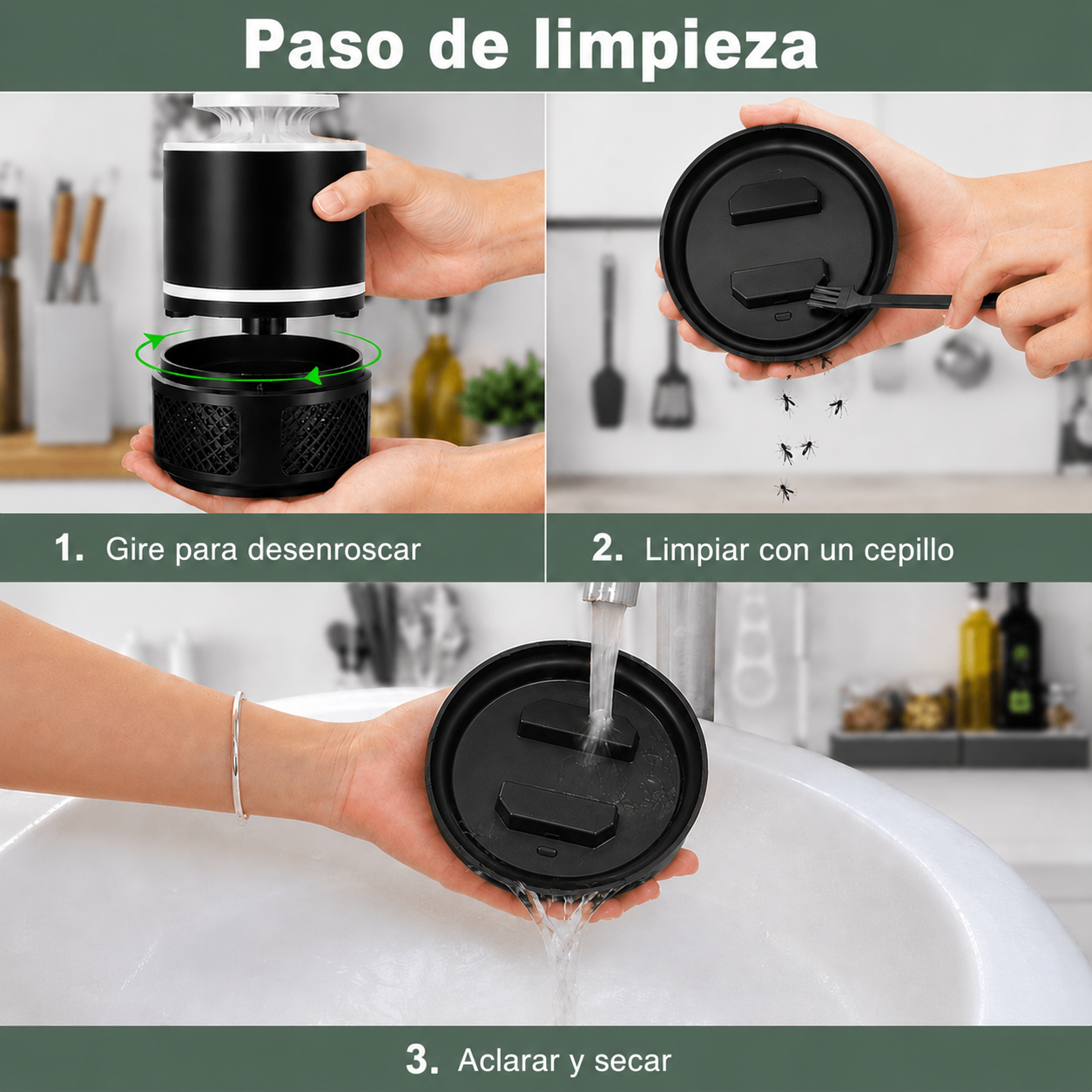 Lámpara Antimosquitos USB Silenciosa